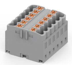 Terminal Block SM C09 TPA2.5-12-GY - Schmid-M Terminal Block SM C09 TPA2.5-12-GY grey color  ~ Phoenix 3273286